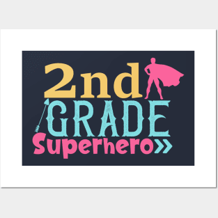 Second Grade Superhero Posters and Art